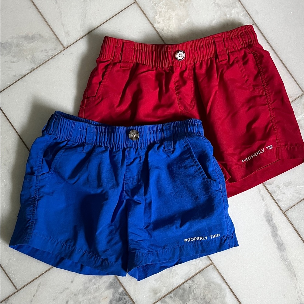 Properly Tied Shorts - Red & Blue